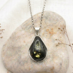 Handmade Baltic Green Amber Pendant with inclusions (Αντιγραφή)
