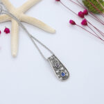 Byzantine pendant made of silver 925 and zircon