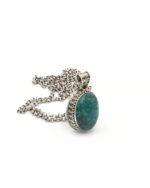 Handmade Pendant with African Turquoise and 925 Silve Handmade Pendant with African Turquoise and 925 Silve