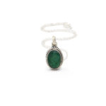 Byzantine Pendant made of Gold Plated Silver 925 and zircon