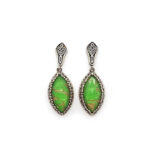 Byzantine Earrings with Cooper Turquoise and 925 silver