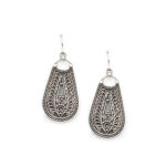 Dangle Handmade Ethnic Earrings made of 925 Silver