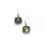 Handmade Silver Earrings with Tiger's Eye