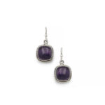 Handmade Silver Garnet Earrings