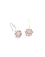 Handmade Silver Earrings with Rose Quartz Handmade Silver Earrings with Rose Quartz