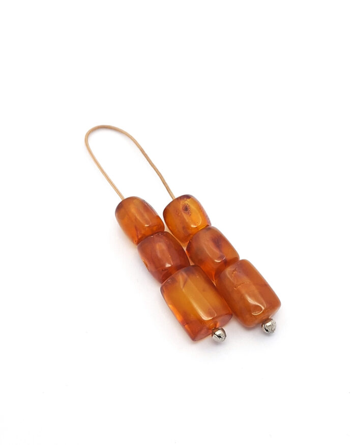 Baltic Amber, begleri beads hand-cut