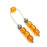 Old Misketa Begleri beads with Silver Fittings