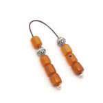 Old Misketa Begleri beads with Silver Fittings
