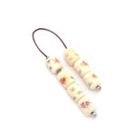 Begleri of Painted Animal Bone and 925 Silver
