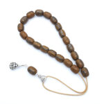 Κομπολόι από Ημιπολύτιμο λίθο Iron Tiger Eye με εξαρτήματα από ασήμι 925