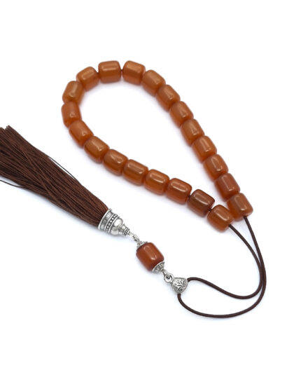 Antique Collectible "Mastic" kompoloi with silk tassel