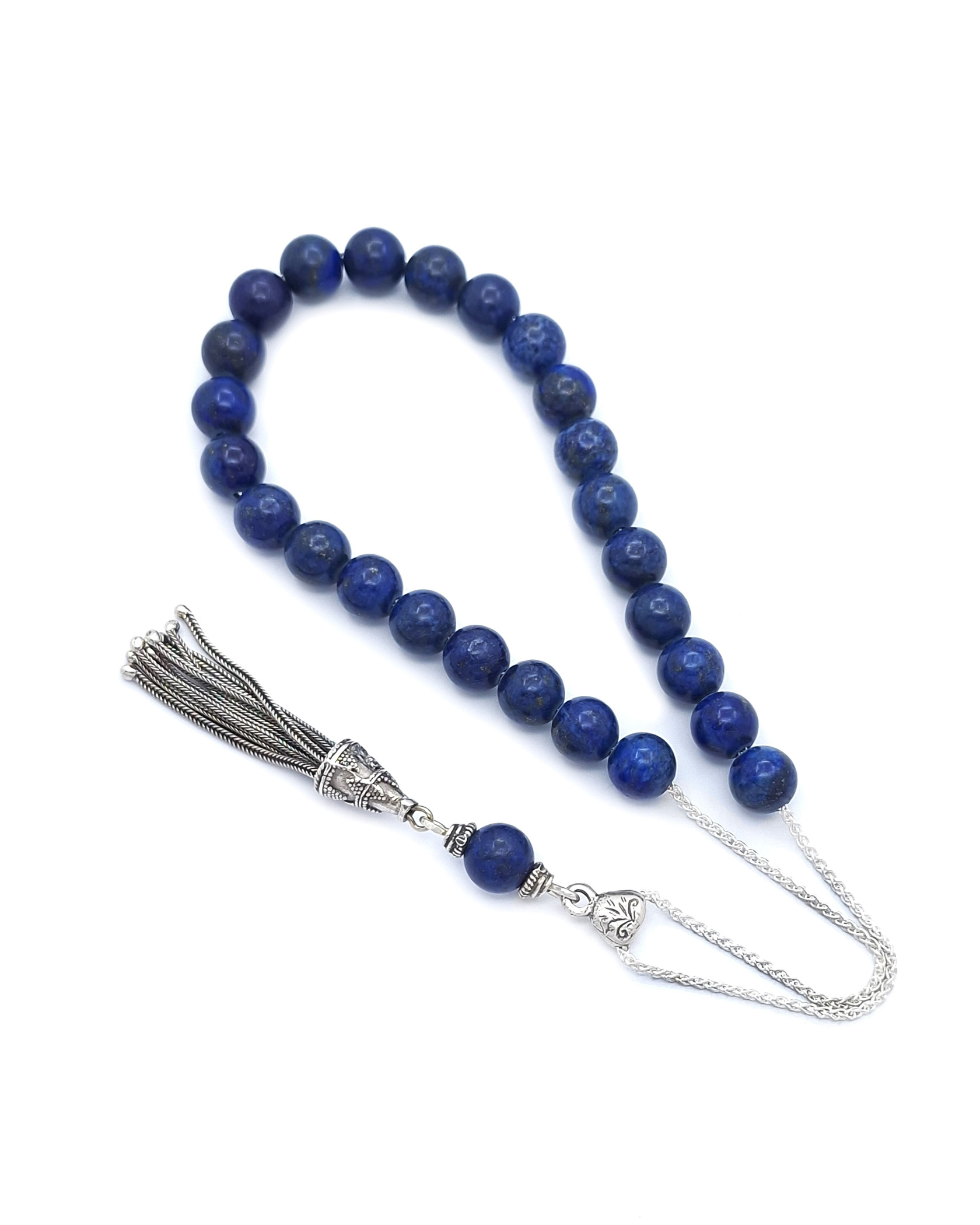 Lapis Lazuli and Silver 925 kompoloi Lapis Lazuli and Silver 925 kompoloi