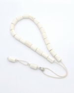 Carved camel bone kompoloi with 925 silver fittings Carved camel bone kompoloi with 925 silver fittings