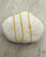 Byzantine, Gold Plated Silver Chain for pendant Byzantine, Gold Plated Silver Chain for pendant