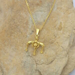 Bee Pendant of Gold Plated Silver