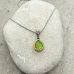 Byzantine Pendant with Cooper Turquoise and silver 925