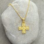 Byzantine Cross made of Gold plated silver