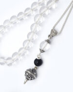 Quartz & Amethyst kompoloi with Silver 925 Quartz & Amethyst kompoloi with Silver 925