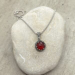 Byzantine pendant with mother of pearl and silver 925