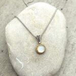 Byzantine pendant with mother of pearl and silver 925