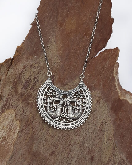 Sterling Silver Pendant with Mermaids Sterling Silver Pendant with Mermaids