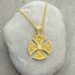 Byzantine Cross made of Gold plated silver