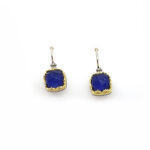 Byzantine earrings with Lapis and 925 silver