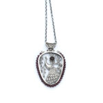 Handmade Mermaid Pendant in 925 Sterling Silver with Pearl