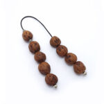 Nutmeg Begleri Beads with 925 Silver Accessories