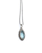 Handmade 925 Sterling Silver Blue Topaz Pendant Handmade 925 Sterling Silver Blue Topaz Pendant