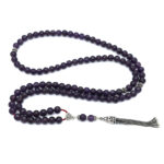 Religious Mala with Amethyst and Sterling Silver Accessories