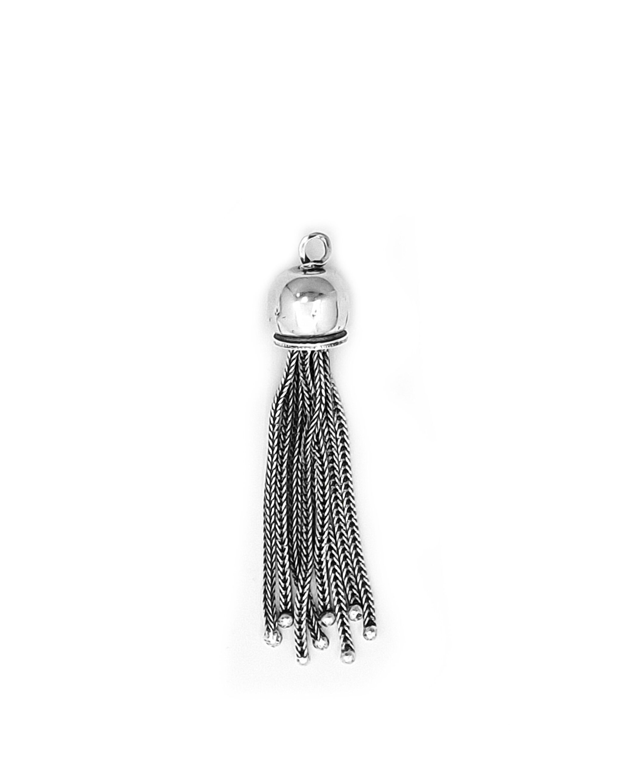 Silver Tassel for kompoloi Silver Tassel for kompoloi