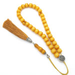 Vintage Collectible Sudurus Komboloi with 925 Sterling Silver & Silk Tassel – 33 Beads