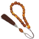 Handmade Silver 925 Worry Beads – Embossed Beads & Tassel