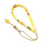 Royal Baltic Amber and Sterling Silver 925 Komboloi