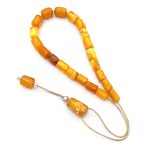 Baltic Amber & Sterling Silver 925 Komboloi