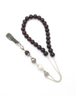 Komboloi made of Garnet, Pearl and Sterling Silver 925 Komboloi made of Garnet, Pearl and Sterling Silver 925