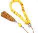 Royal Baltic Amber Komboloi with Sterling Silver 925 and Pure Silk Tassel
