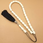 Handmade Komboloi from Camel Bone & Sterling Silver 925