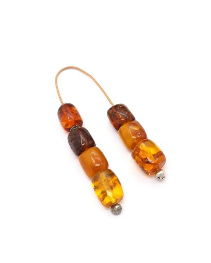 Handmade Baltic Amber Begleri with Sterling Silver 925