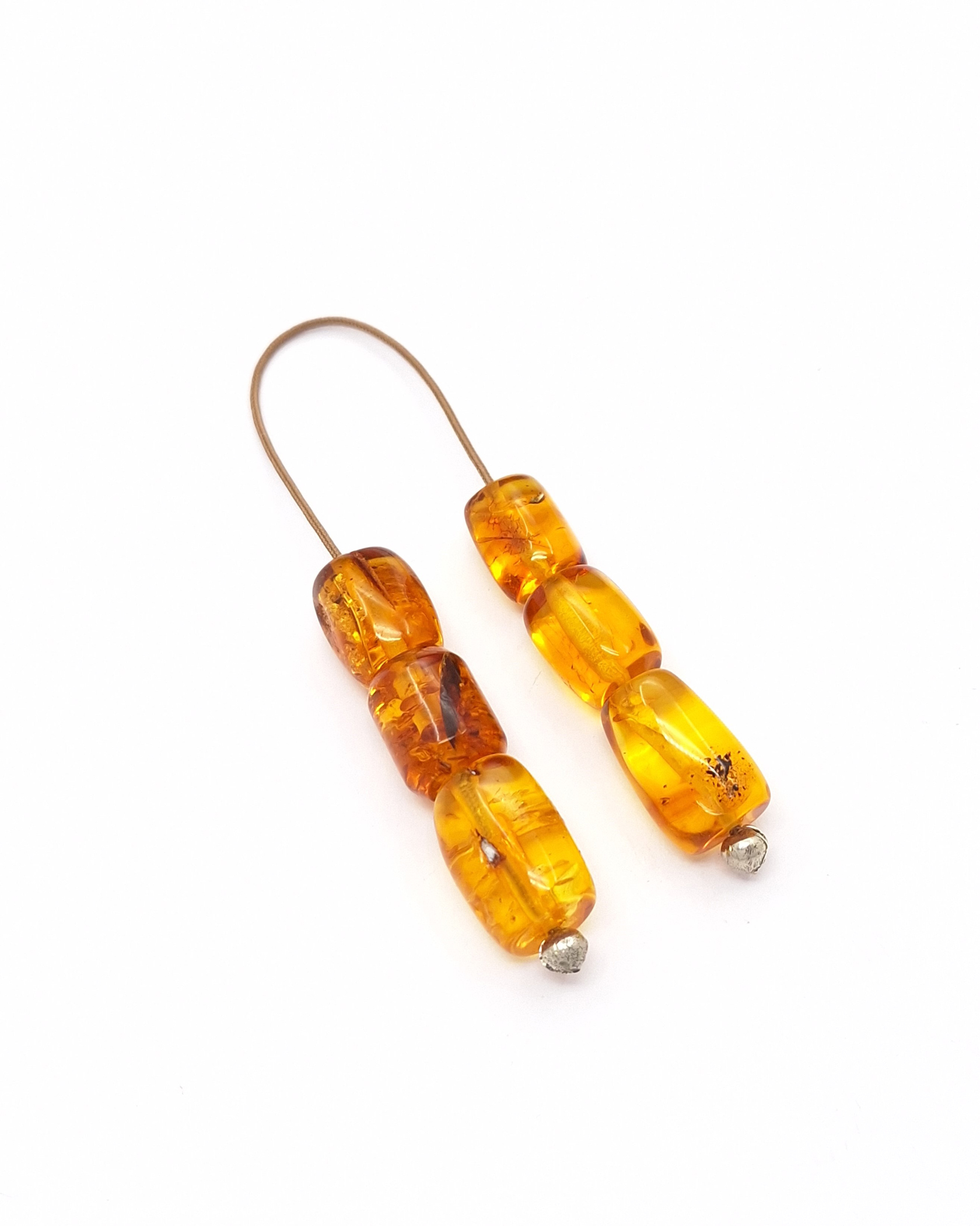 Handmade Baltic Amber Begleri with Sterling Silver 925 Handmade Baltic Amber Begleri with Sterling Silver 925