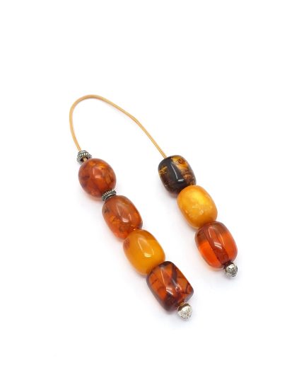 Handmade Baltic Amber Begleri with Sterling Silver 925