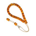 Handmade Komboloi with Old Egyptian Masticha Beads and Sterling Silver 925