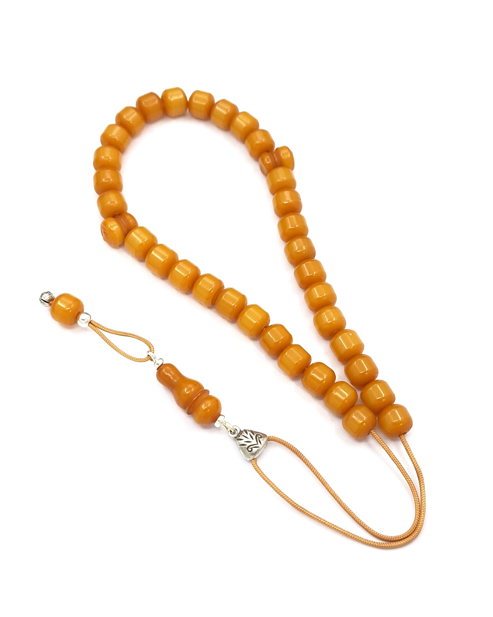 Antique Collectible Sudurus Komboloi with Sterling Silver 925 – 33 Beads Antique Collectible Sudurus Komboloi with Sterling Silver 925 – 33 Beads